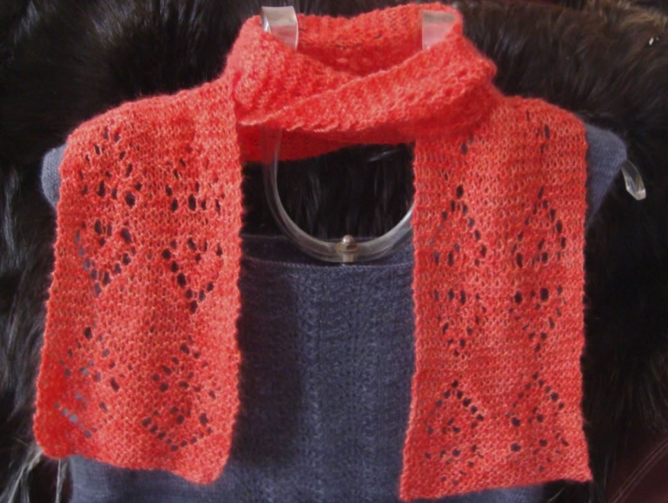 Heart-to-Heart Lace Scarf